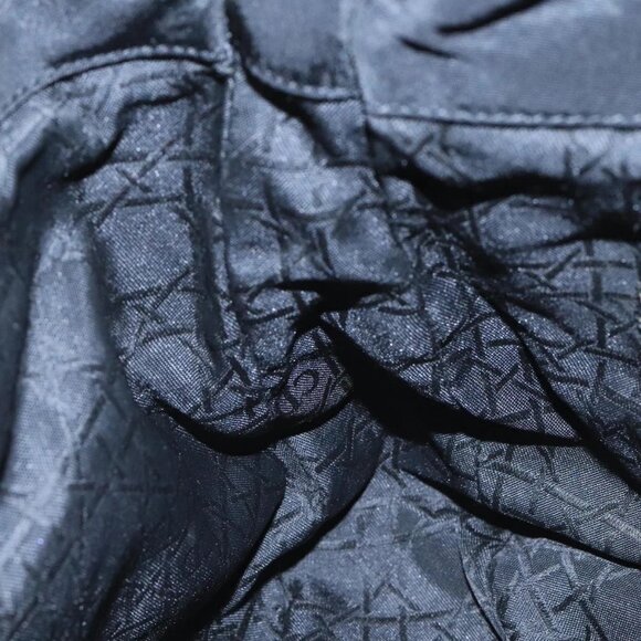 Christian Dior Maris Pearl Hand Bag Leather Black Silver Auth bs20633 - Picture 12 of 16